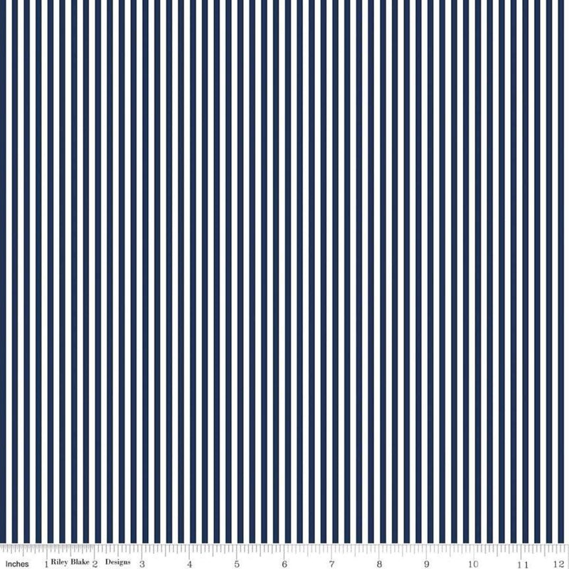 1/8" Stripe: Navy