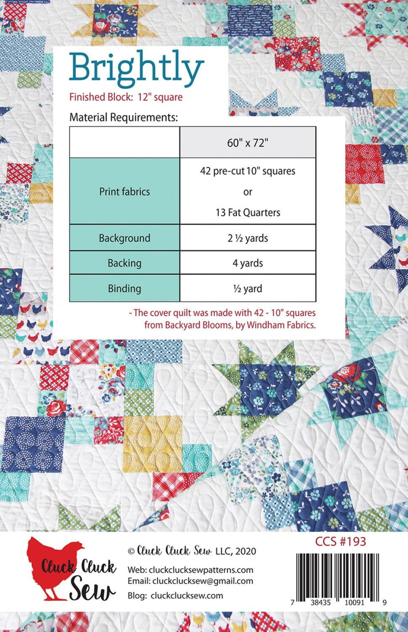 Brightly Quilt Pattern