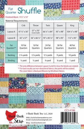 Fat Quarter Shuffle Quilt Pattern