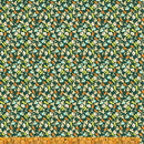 Lucky Rabbit: Calico in Dark Teal **ALMOST GONE**