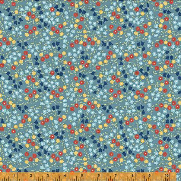 Forget Me Not: Ditsy Floral in Slate