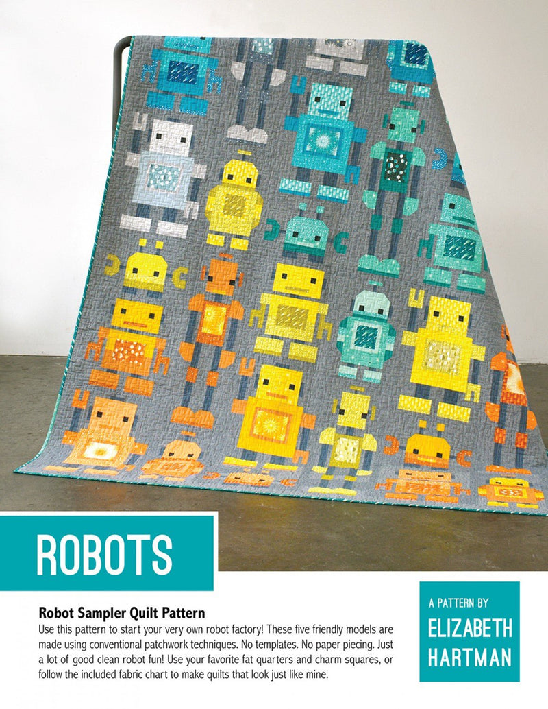 Robots by Elizabeth Hartman Quilt Pattern