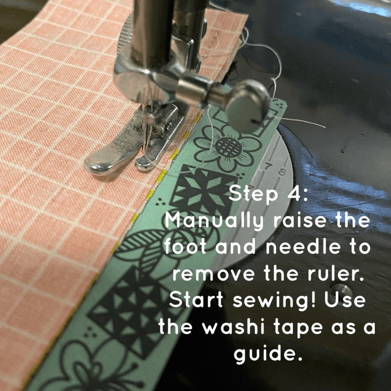 Guidelines4quilting Super Easy Seam Guide Setter, 4.75x1.25x.125