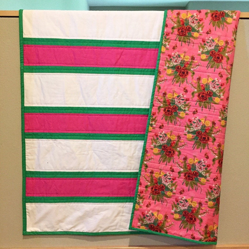 Rugby Stripe Quilt Top