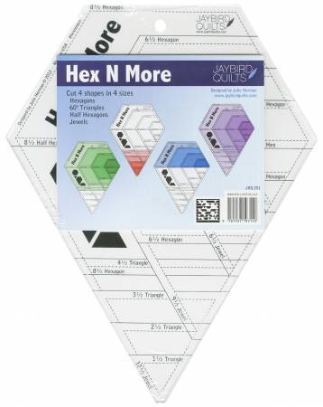 Hex and More Ruler by Jaybird Quilts