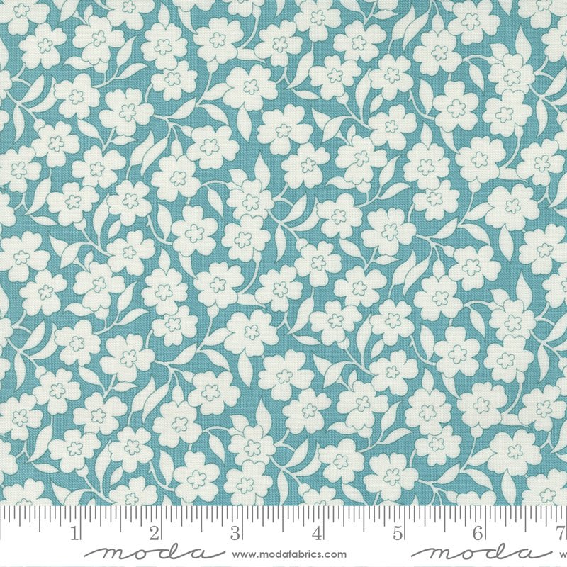 Flower Power: Mellow Meadow in Turquoise