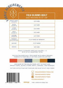 Folk Blooms Quilt Pattern