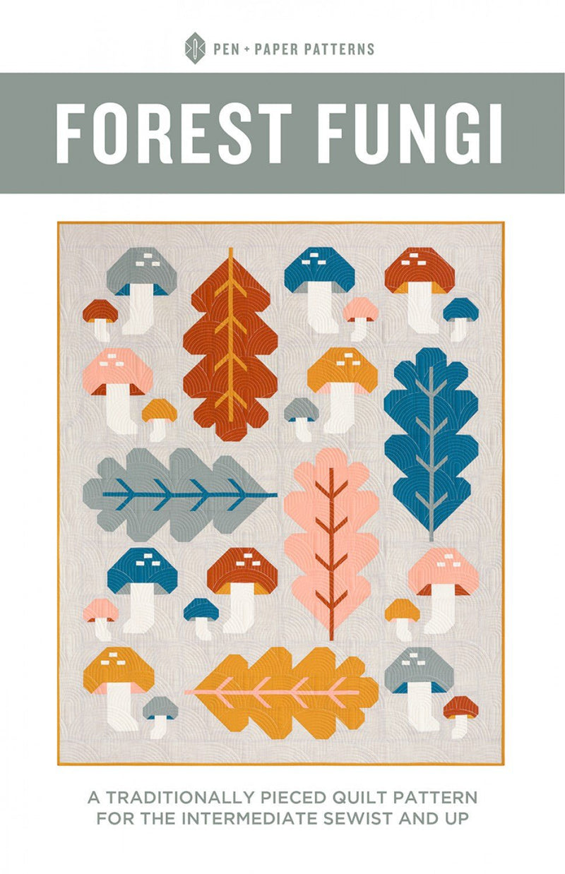 Forest Fungi Quilt Pattern