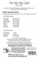 Fair Isle Mini Quilt