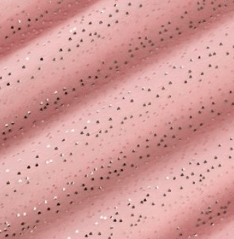 Sparkle 58/60" Cuddle Glitter in Blush/Silver
