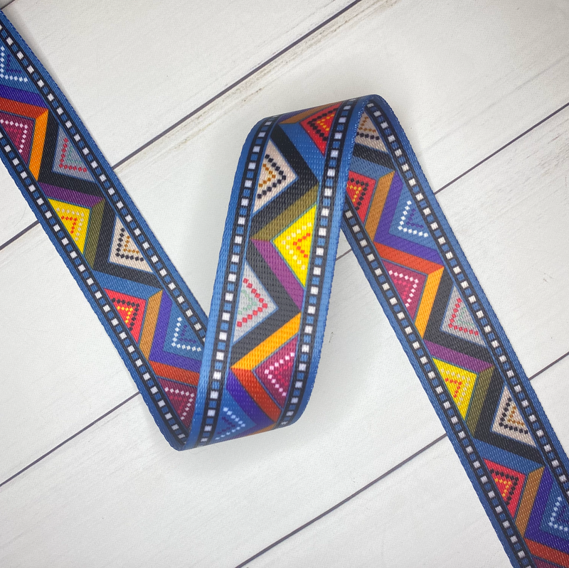 Printed Webbing: Mod Chevron