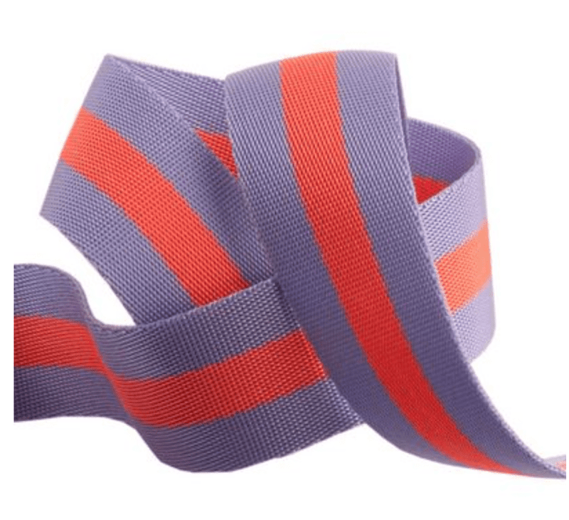 Tula Webbing: Lavender and Pink 1.5 in