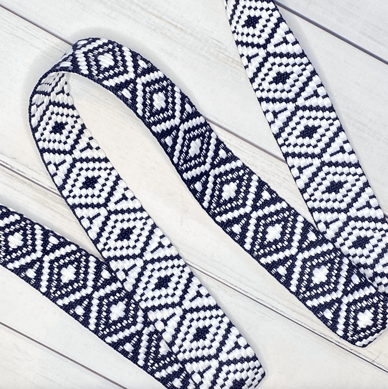 On Point in Navy and White