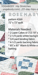 Rosemary Quilt Pattern