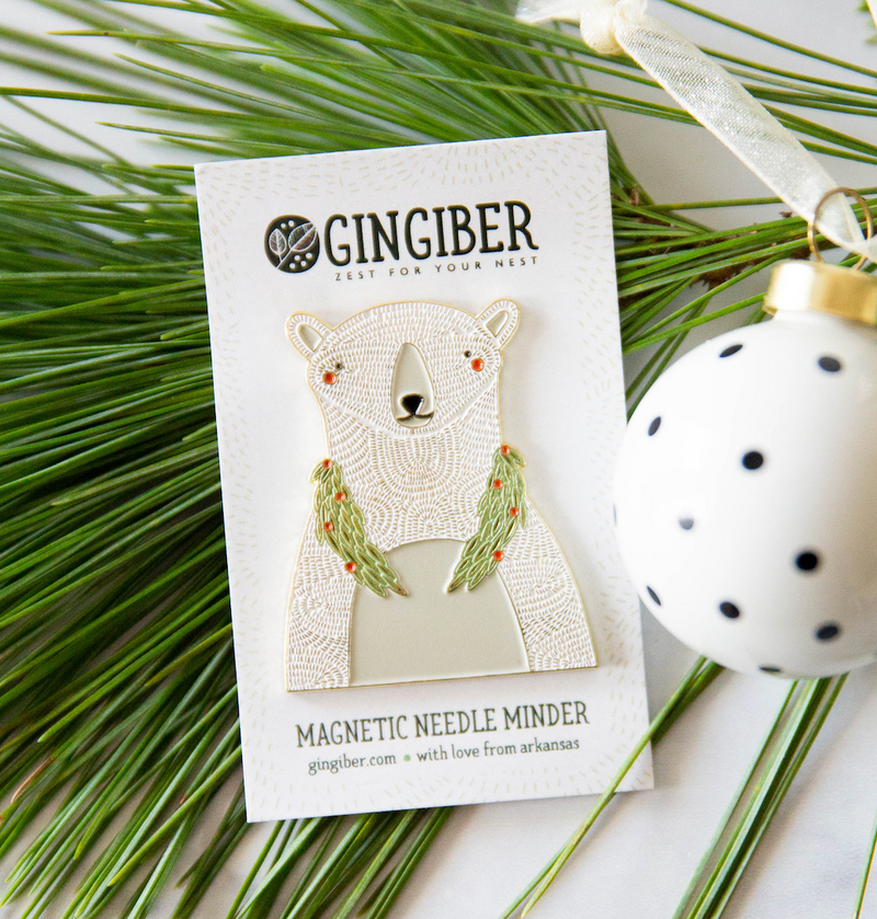 Gingiber Bear Magnetic Needleminder