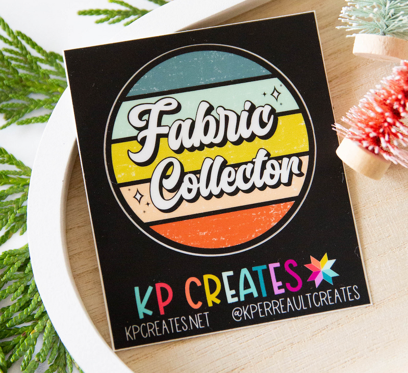 Fabric Collector Sticker