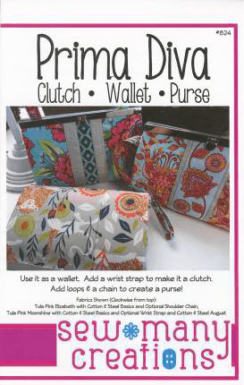 Prima Diva Clutch, Wallet & Purse - Stitch Supply Co.  - 1