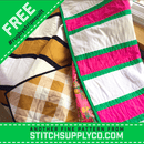 Rugby Stripe Quilt Top