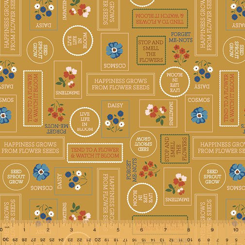 Forget Me Not: Stamps in Ochre