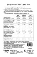 All Aboard Train Case Trio - Stitch Supply Co.