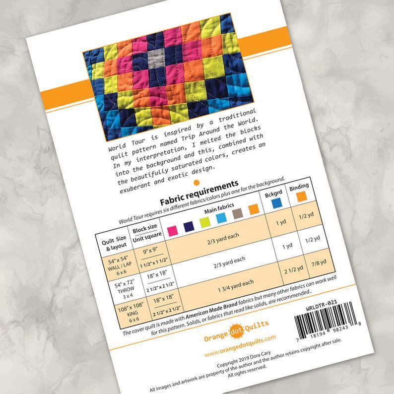 World Tour Quilt Pattern