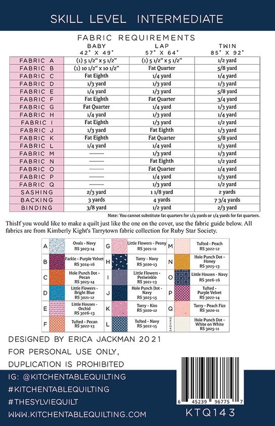 The Sylvie Quilt Pattern