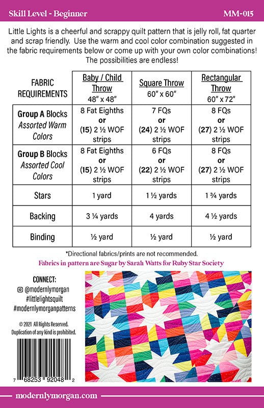 Little Lights Quilt Pattern