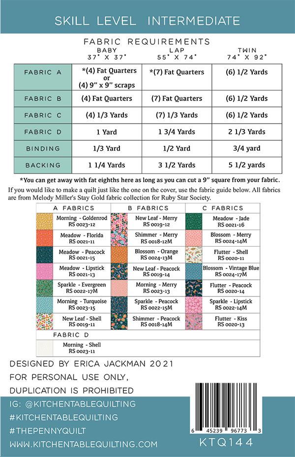 The Penny Quilt Pattern