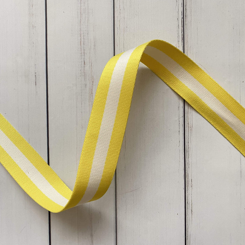 Stripe Webbing: Yellow and White