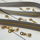 Black & White Striped Zipper By The Yard