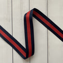 Stripe Webbing: Navy and Red