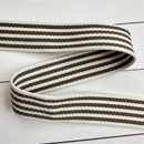 Nine Stripe Webbing: Moss