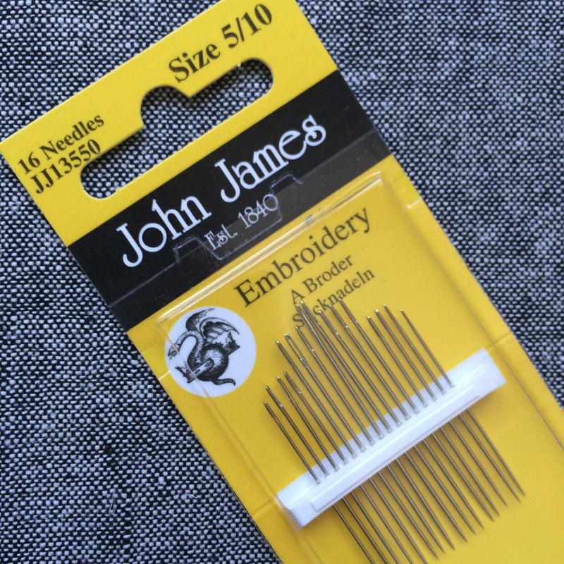 John James Needles 5/10 - Stitch Supply Co. 