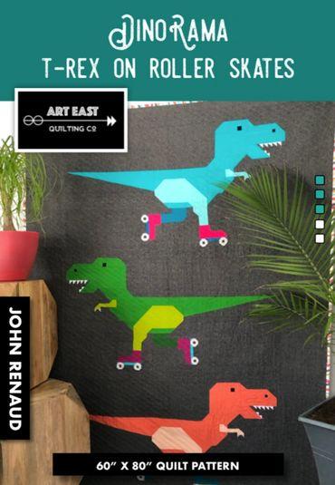 Dinorama T-Rex Quilt Pattern